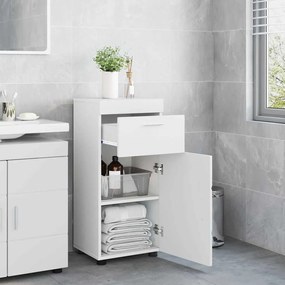 vidaXL Ντουλάπι Μπάνιου με αποθήκευση TULUM Λευκό 37 x 31.5 x 82 εκ