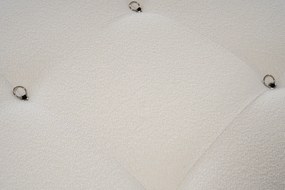 Τριθέσιος Καναπές Λευκό BUBBLE 288x95x75