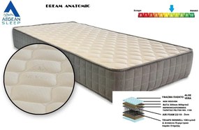 Στρώμα Ανατομικό AegeanSleep DREAM ANATOMIC 150x190x023cm New Model 2024