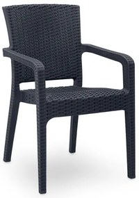 Πολυθρόνα Πολυπροπυλενίου Clio Recycled Ανθρακί 57x55x86 GP046-0001,1 Megapap-GP046-0001,1-Ανθρακί GP046-0001,1