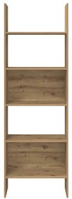 vidaXL Βιβλιοθήκη artisan δρυς 60 x 35 x 180 εκατοστά