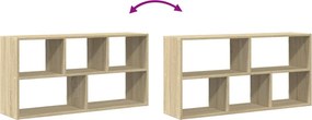 vidaXL Ράφι Τοίχου Sonoma Δρυς 100x25x50 εκ. Επεξεργασμένο Ξύλο