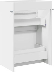 vidaXL Ντουλάπι Κάτω από τον Νιπτήρα Λευκό 56 x 37,5 x 81 εκ