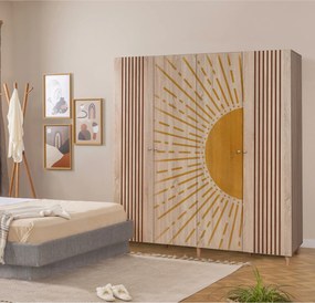 Τετραφυλλη Ντουλαπα Σονομα LONI 52x180x192