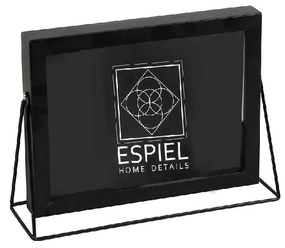Κορνίζα Μεταλλική Μαύρη ESPIEL 15x10εκ. FAM519
