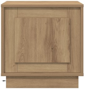 vidaXL Κομοδίνο με LED Φώτα Artisan Oak 44x34,5x45 εκ.