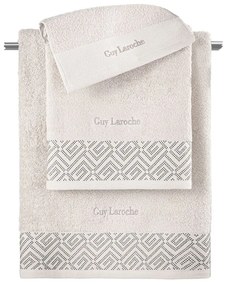Πετσέτες Emblem (Σετ 3τμχ) Ivory Guy Laroche Σετ Πετσέτες 70x140cm 100% Cotton