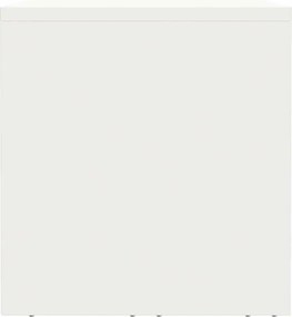 vidaXL Ντουλάπι τοίχου για γκαράζ Λευκό 90 x 33 x 35 εκ