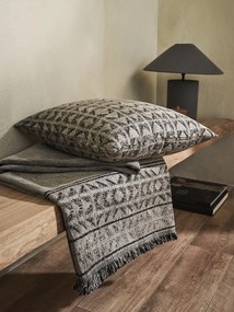 Ριχτάρι Τριθέσιου 180x310cm GOFIS HOME  Indira Ash Beige/ Black 258/13