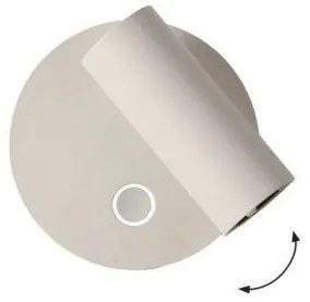Απλίκα Σποτ Φωτιστικό Τοίχου LED 4W Dimmable Reading Light CRI 97 Tara Viokef-4319600-Λευκό 4319600