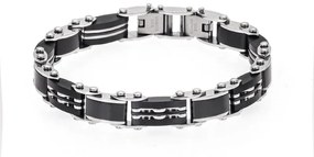 Βραχιόλι Senza Men&#039;s Steel Double Face