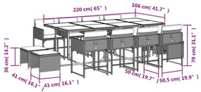 ΣΕΤ ΤΡΑΠΕΖΑΡΙΑΣ ΚΗΠΟΥ 13ΤΕΜ. ΜΑΥΡΟ ΑΠΟ ΣΥΝΘ. ΡΑΤΑΝ ΜΕ ΜΑΞΙΛΑΡΙΑ 3278114