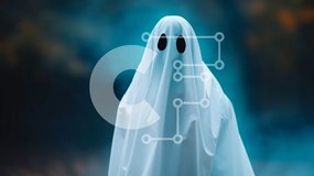 Intra Συλλεκτικό Ξύλινο Παζλ Plywood  4mm - Στολή φαντασμάτων σε ένα τρομακτικό δάσος Σε Ξύλινο Κουτί - Διαστάσεις: 10x10 cm – 25 κομμάτια