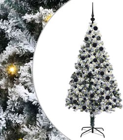 vidaXL Τεχνητό Χριστουγεννιάτικο Δέντρο με 300 LED Λευκό 180 cm