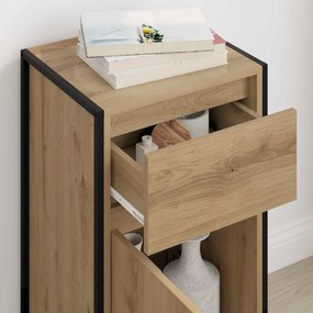 vidaXL Πλαϊνό γραφείο Artisan Δρυς 43 x 36 x 75,5 εκ.
