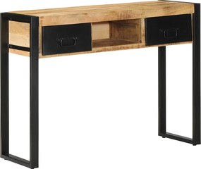 vidaXL Τραπέζι κονσόλας 100x35x75 cm Στερεό ακατέργαστο ξύλο Mango