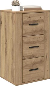 vidaXL Πλαϊνό γραφείο Artisan Oak 40 x 33 x 70 εκ. Επεξεργασμένο ξύλο