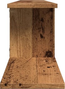 vidaXL Ράφι Τηλεόρασης Επιτοίχιο 125x18x23 εκ. Επεξ. Ξύλο