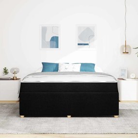 vidaXL Σκελετός Κρεβατιού Μαύρο 180 x 200 cm ύφασμα