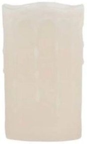Artekko Ceslut Κερί Εκρού Μεγάλο Led (8x8x12)cm