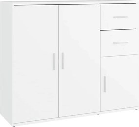 vidaXL Ντουλάπι Λευκό 91 x 29,5 x 75 εκ. από Επεξεργασμένο Ξύλο