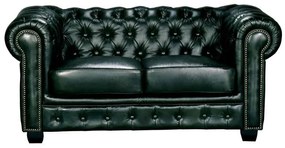 CHESTERFIELD Birmingham Καναπές 2Θέσιος Σαλονιού Καθιστικού,Δέρμα Antique Green