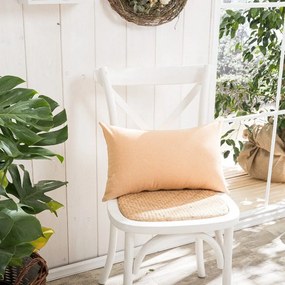 Μαξιλάρι Διακοσμητικό (Με Γέμιση) Laredo 14 Peach Teoran 30X50 Cotton-Polyester