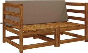 vidaXL Μαξιλάρι πλάτης SOEST 100% Πολυεστέρας Taupe 120 x 20 x 40 cm