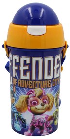 Παγούρι 500ml Με Καλαμάκι Gim FD Paw Patrol Mighty Movie