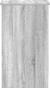 vidaXL Γραφείο Γκρι Sonoma 90x45x76 εκ. από Επεξεργασμένο Ξύλο