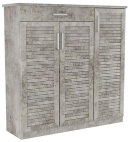 Intrahome Παπουτσοθήκη-ντουλάπι ELENA Intrahome 30 ζεύγων χρώμα antique ανθρακί 120x37x123εκ | SKU: INTRAPA-234111209