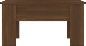 vidaXL Τραπεζάκι Σαλονιού Καφέ Δρυς 79x49x41 εκ. Επεξεργασμένο Ξύλο
