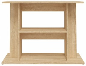 vidaXL Βάση Ενυδρείου Sonoma Δρυς 80x35x60 εκ. από Επεξεργασμένο Ξύλο