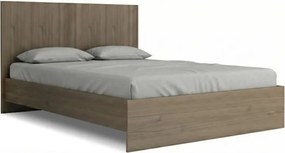 Κρεβάτι Troy Megapap χρώμα καρυδί 140x190εκ.