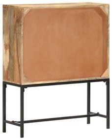 vidaXL Βιτρίνα 80 x 30 x 11400 εκ. από Μασίφ Ξύλο Μάνγκο