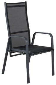 Σετ Τραπέζι και καρέκλες Dallas 3694, HPL, Ύφασμα, Μέταλλο | Epipla1.gr