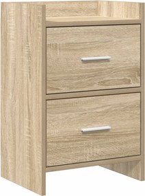 vidaXL Κομοδίνα Sonoma Δρυς 40 x 30 x 60 cm Επεξεργασμένο Ξύλο