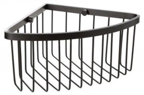 Ραφάκι Μπάνιου Γωνιακό 06624.001 Black Aluminium