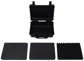 vidaXL Βαλίτσα Εξοπλισμού Προστατευτική Μαύρη 40,6 x 33 x 17,4 εκ.