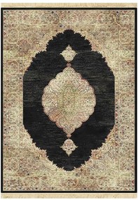 Χαλί Sonia 9935/308330 Beige-Black New Plan 100X140cm