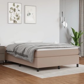 ΠΛΑΙΣΙΟ ΚΡΕΒΑΤΙΟΥ BOXSPRING ΚΑΠΟΥΤΣΙΝΟ 140X190ΕΚ. ΣΥΝΘΕΤ. ΔΕΡΜΑ 3121046