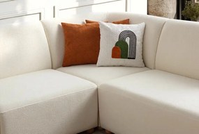 Corner Sofa S-Loft Right - White White