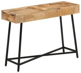 Μπουντουάρ 105x35x75 εκ. Μασίφ Ακατέργαστο Ξύλο Μάνγκο/Σίδηρος