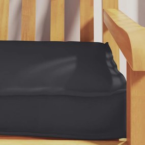 vidaXL Σετ Μαξιλαριών Πάγου 2 pcs Μαύρο 200 x 40 x 8 εκ.