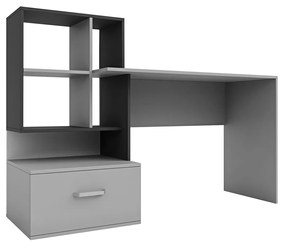 Γραφείο Viola Γκρι-Ανθρακί 149x48x105cm