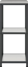 vidaXL Ράφι Κουζίνας HATTEM Ασημί 40 x 50 x 92 εκ Ατσάλι