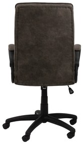 Καρέκλα γραφείου Oakland 541, Ανθρακί, 115x67x70cm, 14 kg, Με μπράτσα, Με ρόδες, Μηχανισμός καρέκλας: Κλίση | Epipla1.gr