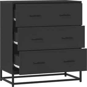 vidaXL Ραφιέρα Καφέ Δρυς 68x35x76 εκ. Επεξ. Ξύλο + Μέταλλο