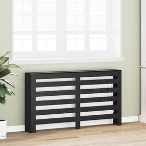 vidaXL Κάλυμμα Θερμαντικών Σωμάτων Μαύρο Δρυς 149x20x82 cm Κατασκευασμένου Ξύλου