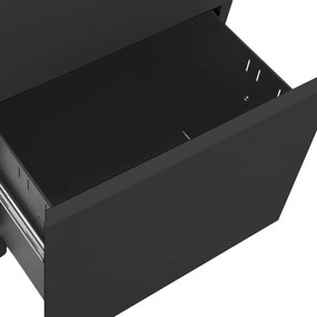 vidaXL Αρχειοθήκη Φορητή Ανθρακί 39 x 45 x 60 εκ. Ατσάλινη